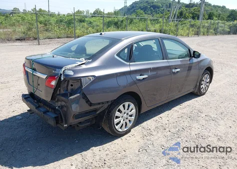 2015 Nissan Sentra Sv z USA, uszkodzony, nr VIN 3N1AB7AP7FY322011
